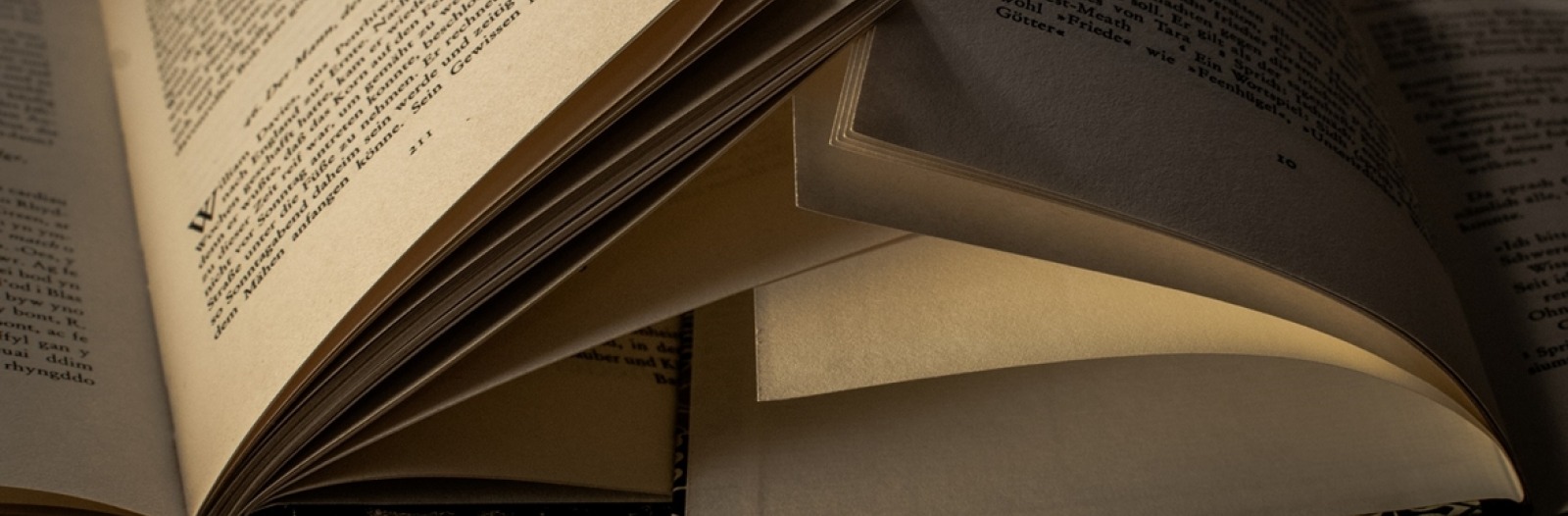Books on a desk